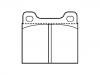 Bremsbelagsatz, Scheibenbremse Brake Pad Set:001 420 06 20