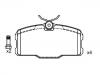 Bremsbelagsatz, Scheibenbremse Brake Pad Set:000 420 46 20